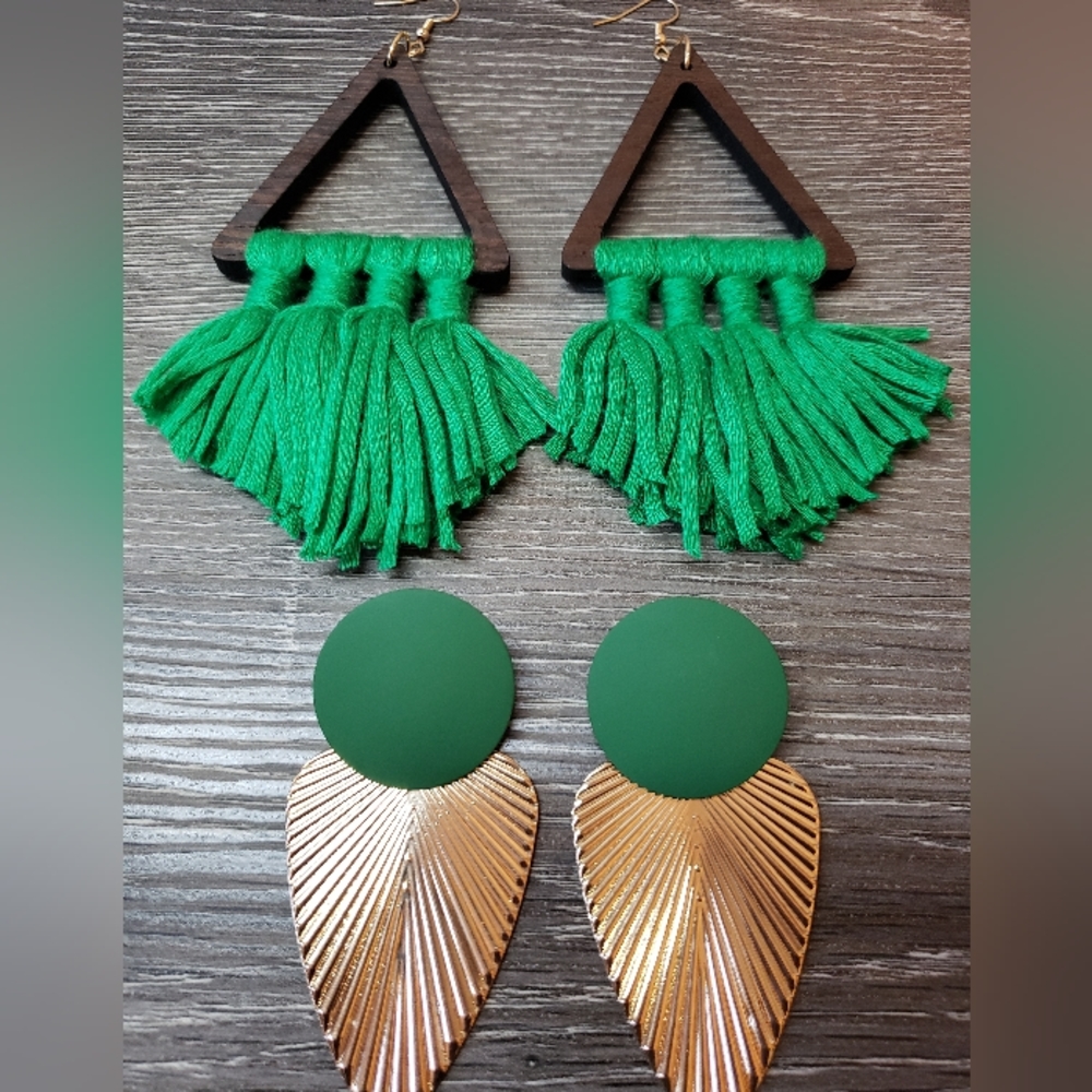 2 for 25 FALL Earrings TASSEL&LEAF
